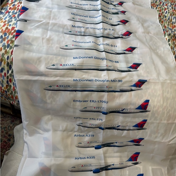 Delta Airlines Fleet Shower Curtsin - Picture 3 of 5